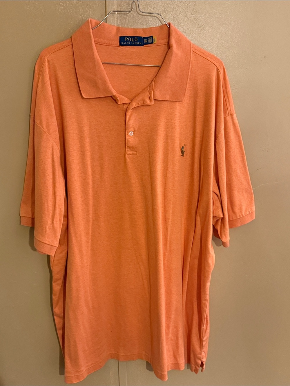 Polo by Ralph Lauren Salmon-Orange Short Sleeve Polo
